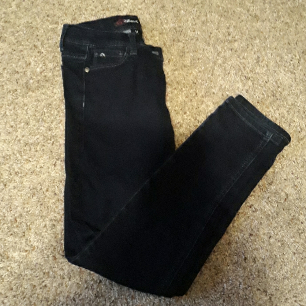 Navy blue girls jeans.